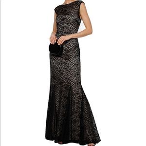 Mikael Aghal Cutout guipure lace gown